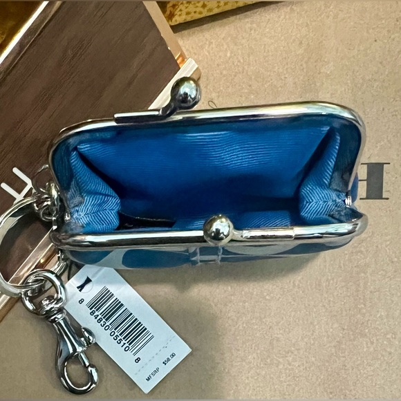 Coach Scarf Keyfob Pouch NWT - Picture 2 of 3